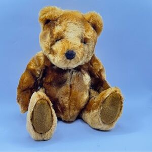 🧸 2/$18 | Vintage Velvete by Greek 12" Jointed Teddy Bear Stuffed Animal Plush